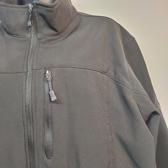 ZeroXposur Black Fleece Lined Soft Shell Performance Jacket Mens Sz  L - Picture 6 of 13